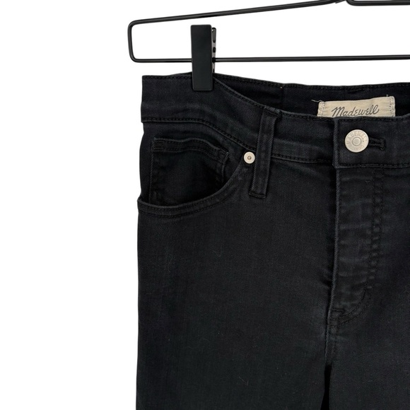 Madewell Women's 9” High-Rise Black Skinny Jeans - Picture 5 of 11